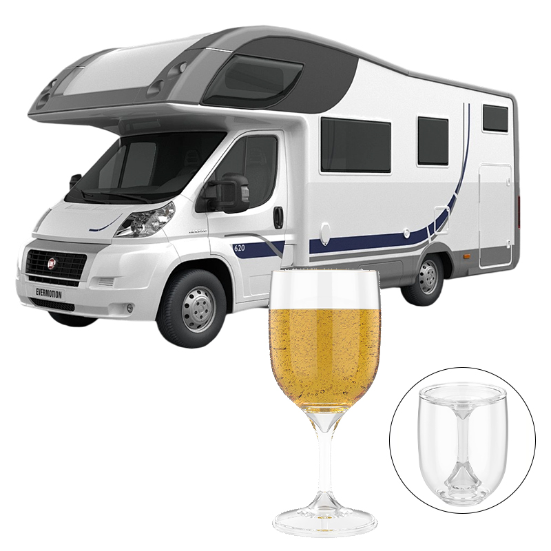 Wine & Beer Unlimited Spirits - RV Portable Wine Glass Goblet Collapsible
