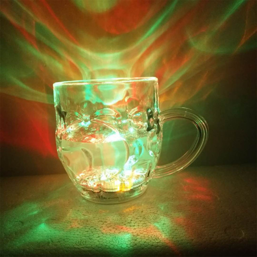 Beer Wine Up - Induction Glowing Beer Mug Acrylic Flash