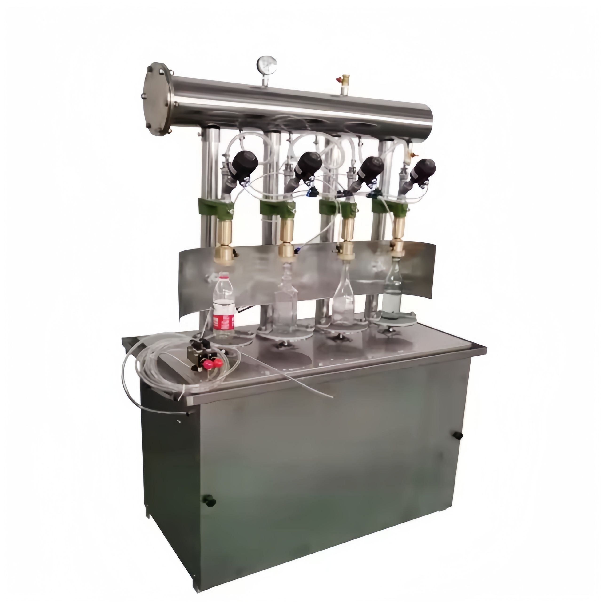 Wine Mix With Beer - Semi Automatic Carbonated Beverage Filling Machine