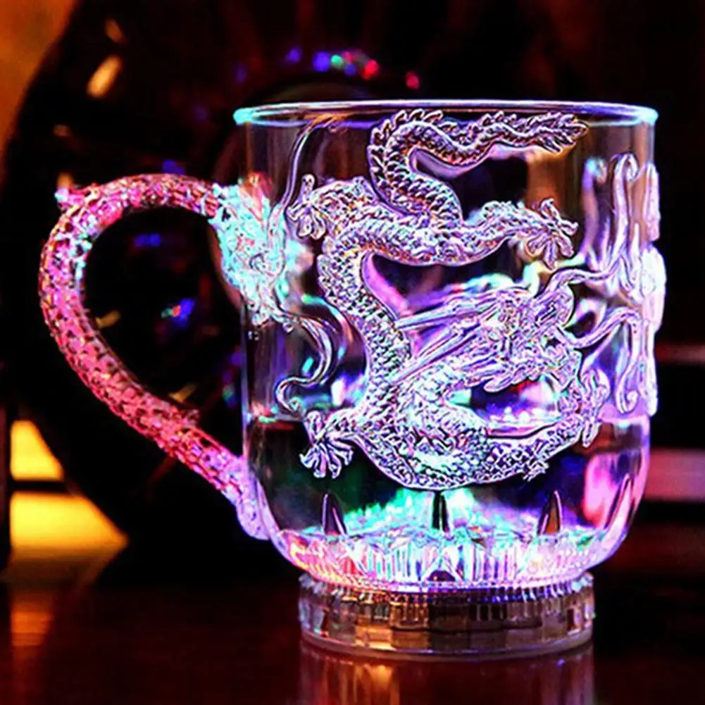 Beer Wine Up - LED Flash Magic Color Changing Dragon