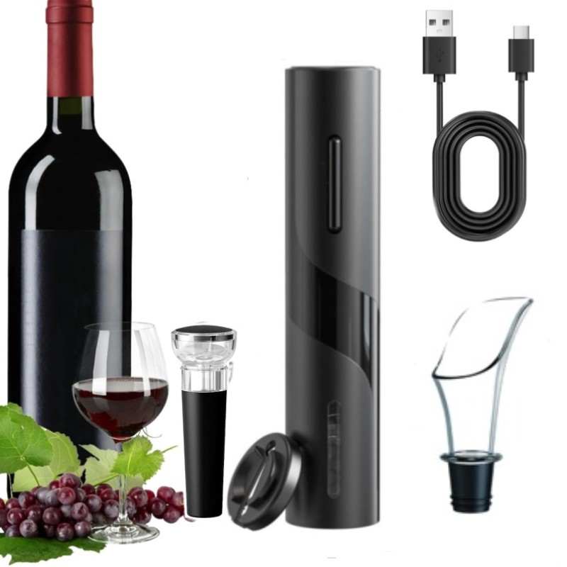 Wine Beer Opener - Rechargeable Multifunction Electric Automatic Corkscrew Wine