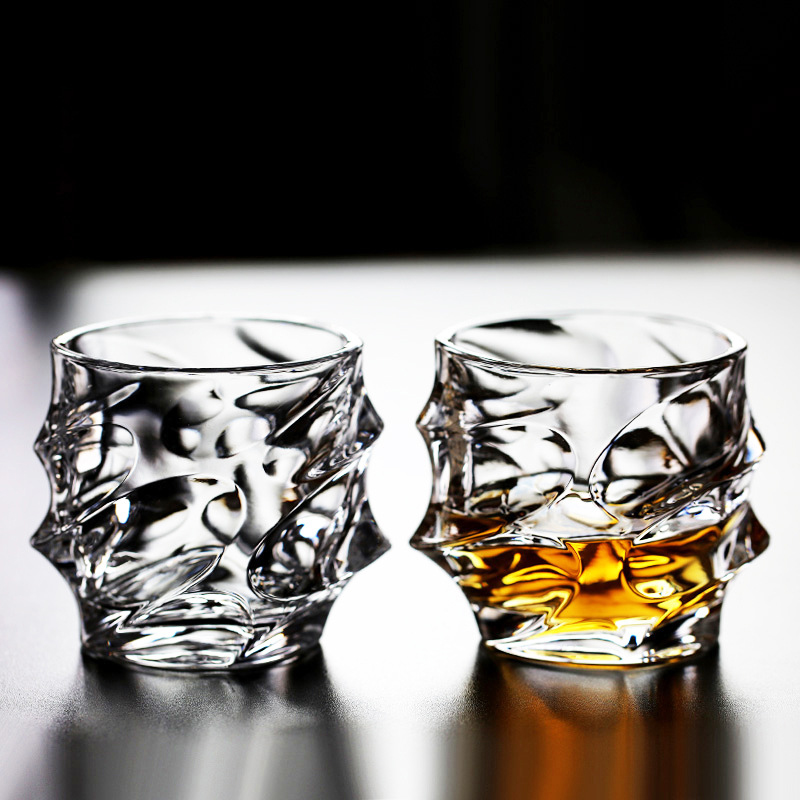 Wine Beer Whiskey - 320ml Transparent Cocktail Brandy Cups 2pcs