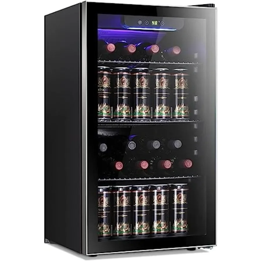 Wine Mix With Beer - 26 Bottle 130 Can Wine Cooler/Cabinet