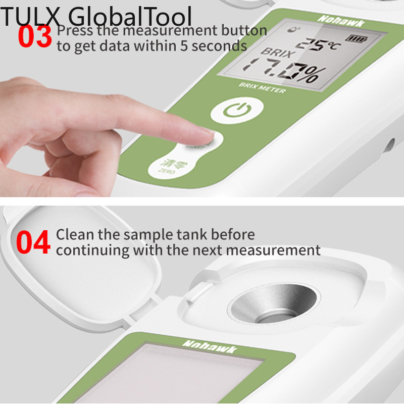 Wine Beer Combination - TULX Digital Refractometer Sugar Brix Meter