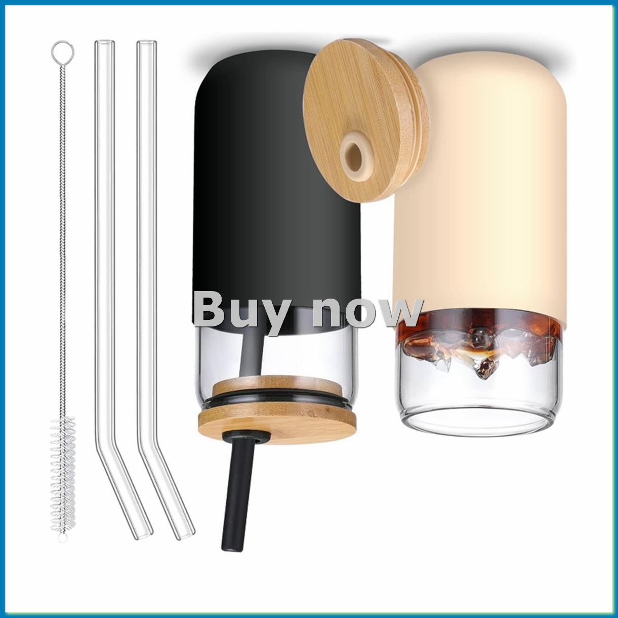 Beer & Wine Downtown - 2Colors 20 OZ Glass Cups with