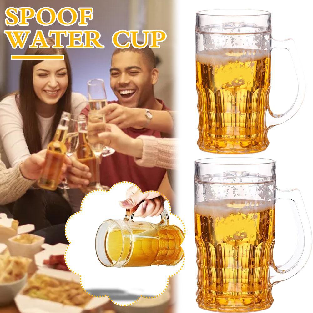 Beer Mug Handled - Funny Fake Beer Mug Realistic Beer