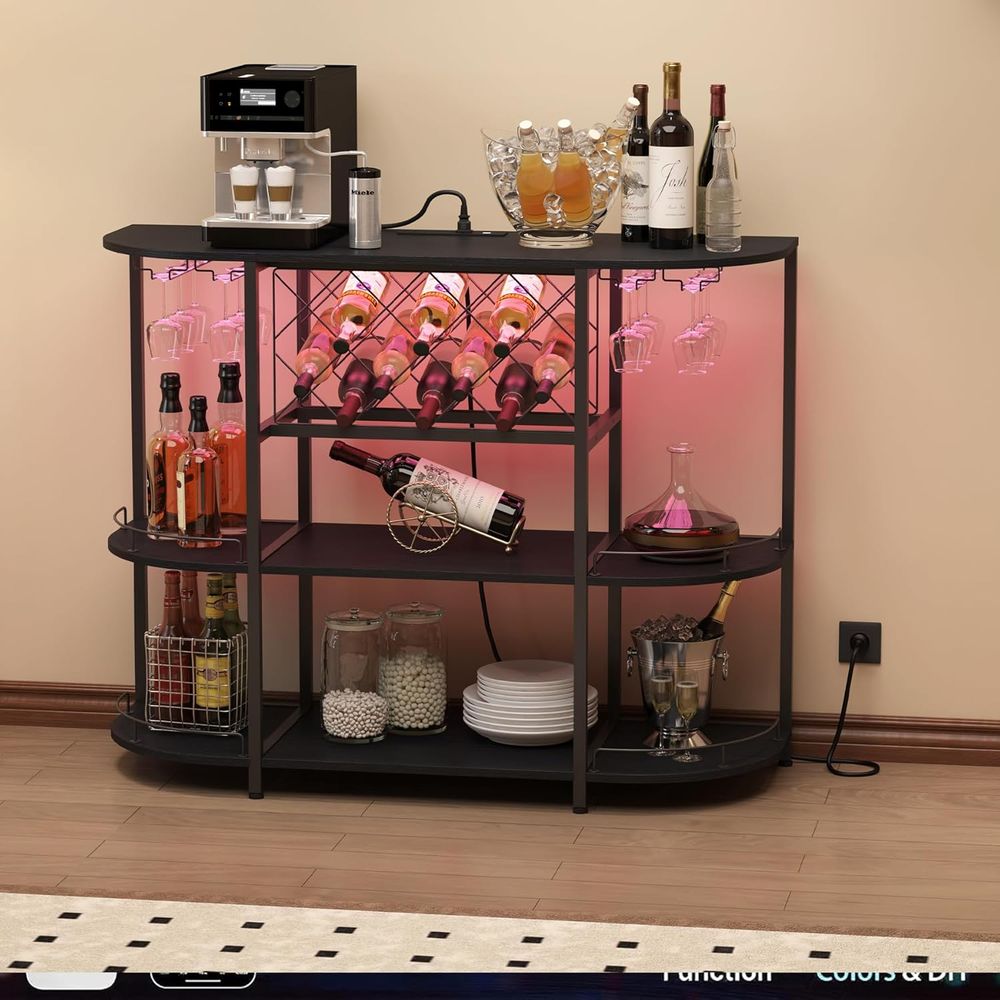 Black 3-Tier Coffee Table with - Wine & Beer Unlimited Spirits review and price