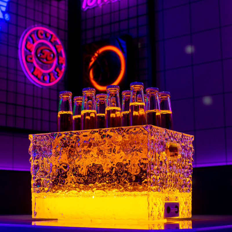 LED Light-Up Cocktail Ice Buck - Beer Wine Up review and price