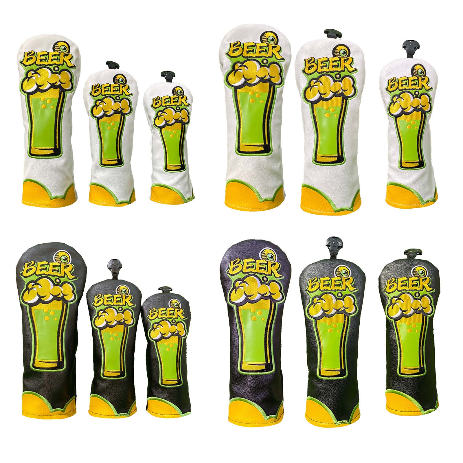 Beer Embroidery PU Leather Gol - Beer & Wine Downtown review and price