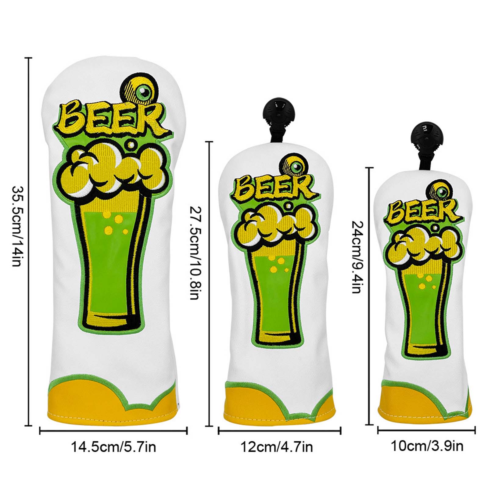 Beer Embroidery PU Leather Gol - Beer & Wine Downtown review and price