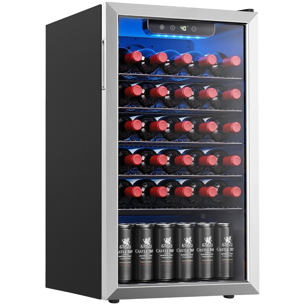 128 Can Mini Beverage Refriger - Wine Beer Fridge Small review and price