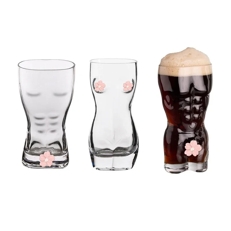 Creative Beer Glasses Body Art - Wine Beer Mixed Drinks review and price