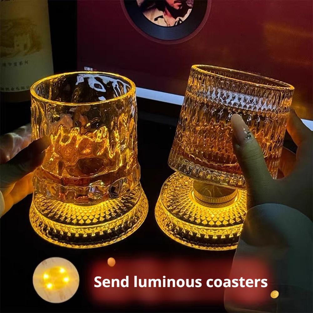 Rotating Whiskey Glass Creativ - Wine Beer Whiskey review and price