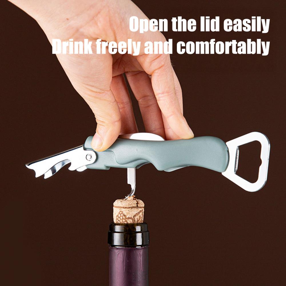 3 in 1 Wine Opener Beer Cap Li - Cork Screw Lever review and price