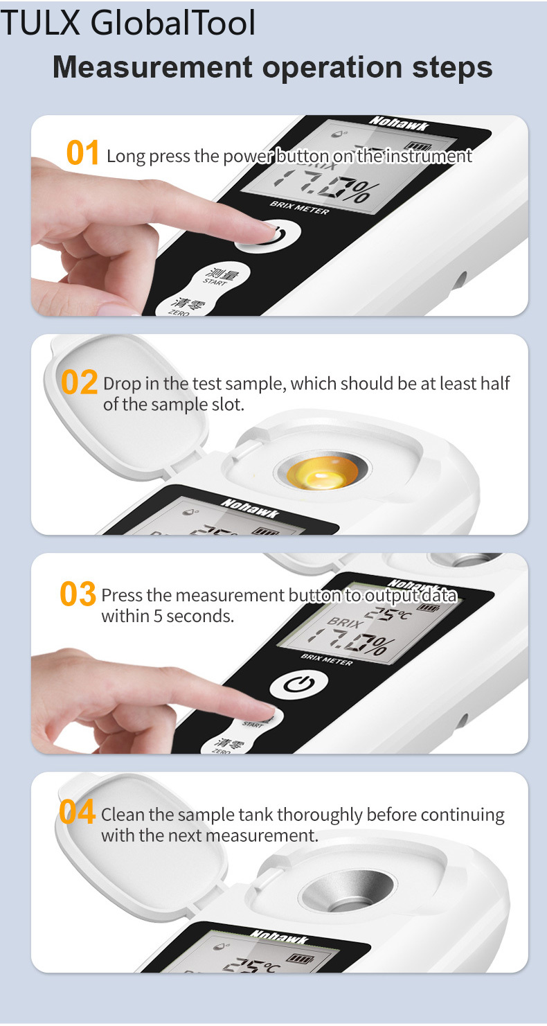 TULX BM-04S Digital Brix Refra - Wine Beer Combination review and price