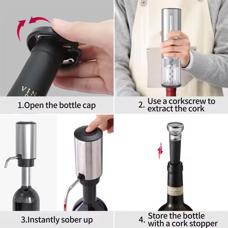 2024 New Design 4-in-1 Lithium - Wine Beer Opener review and price
