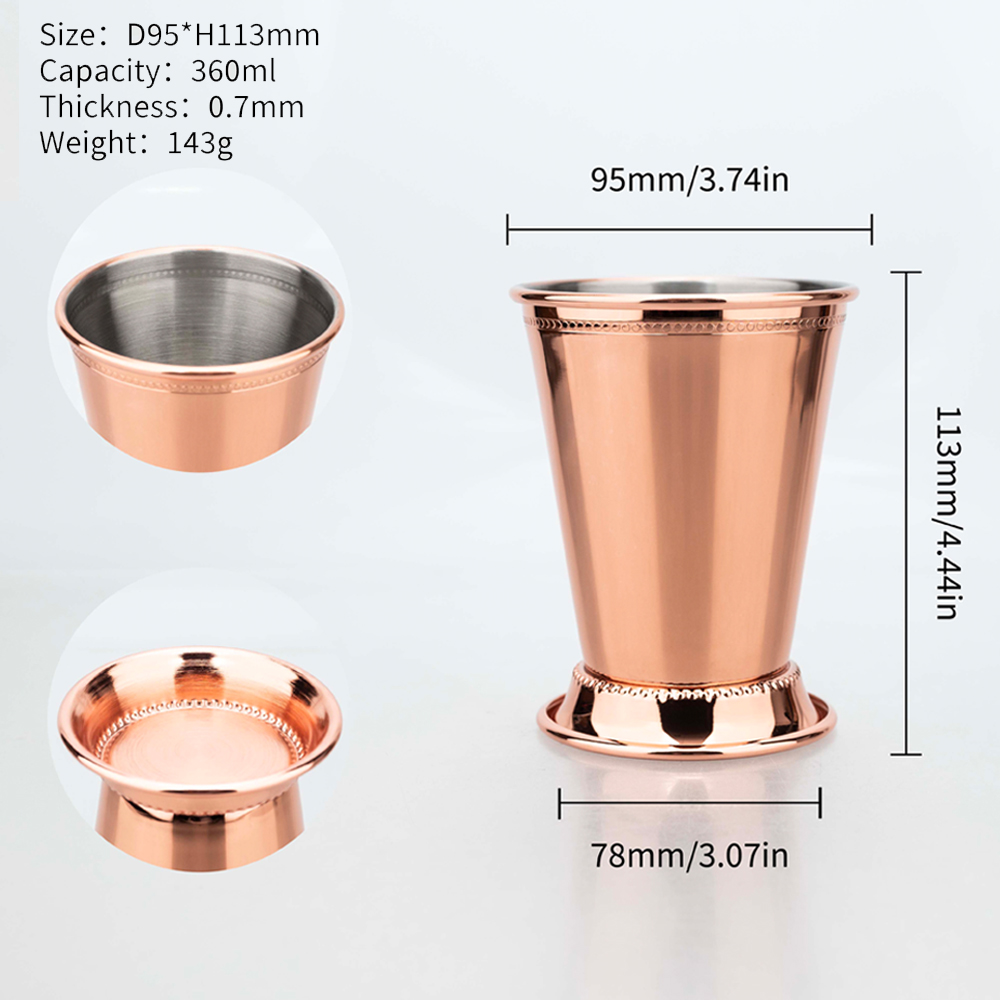 4pcs Elegant Rose Gold Stainle - Wine Beer Mixed Drinks review and price