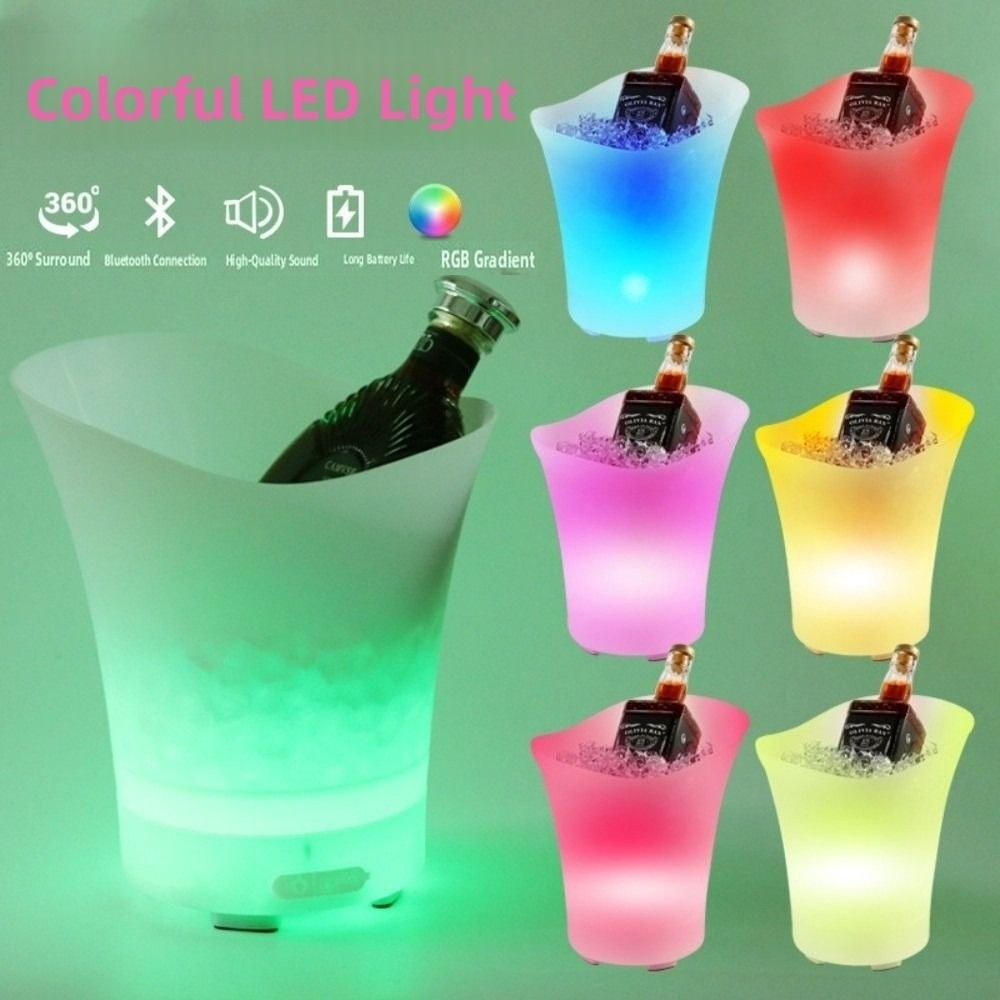 5L 7L LED Ice Bucket with Blue - Beer Wine Up review and price