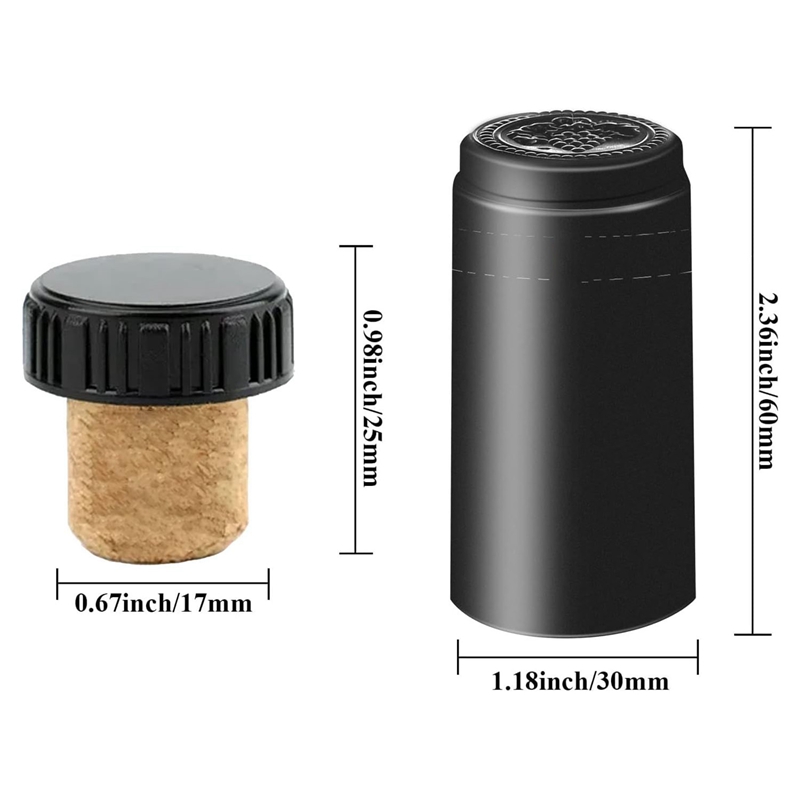 Caps Wrap Wine Bottle Seals 50 - Wine & Beer Unlimited Spirits review and price