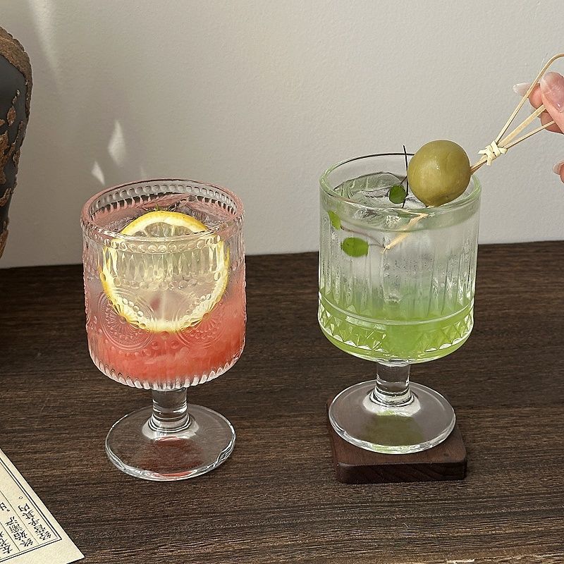 4pcs Set Vintage Embossed Mixe - Wine Beer Mixed Drinks review and price
