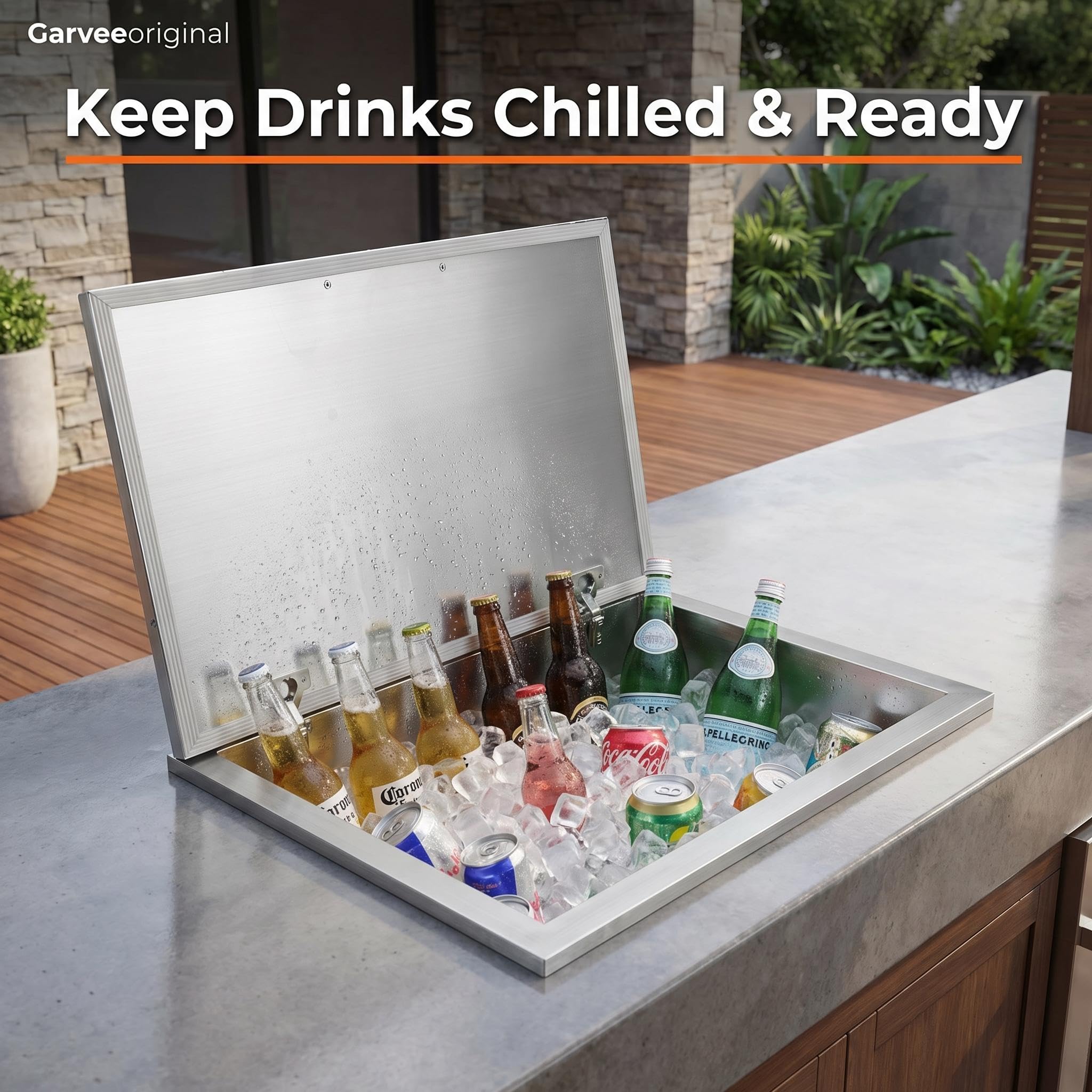 Drop-in Ice Chest, Large Capac - Taste Wine Beer Kitchen review and price