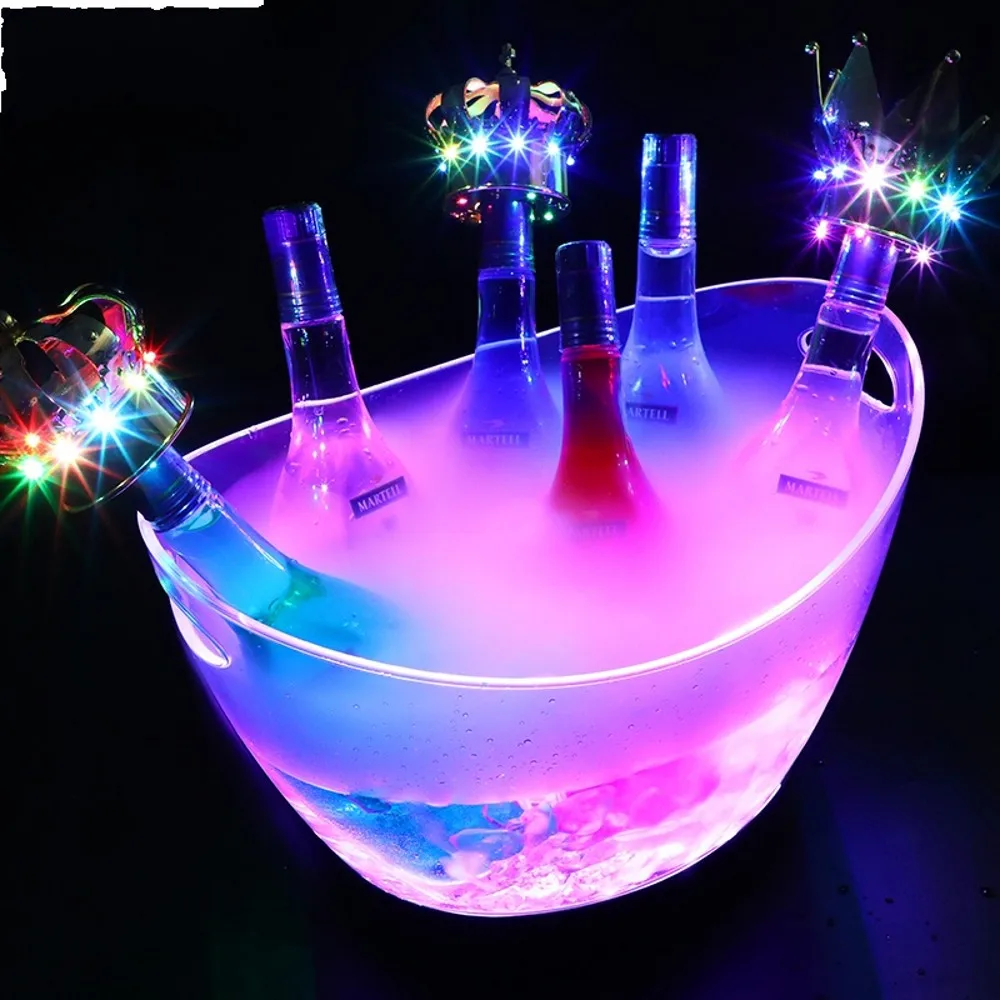 8L Transparent LED Luminous Ic - Beer Wine Up review and price