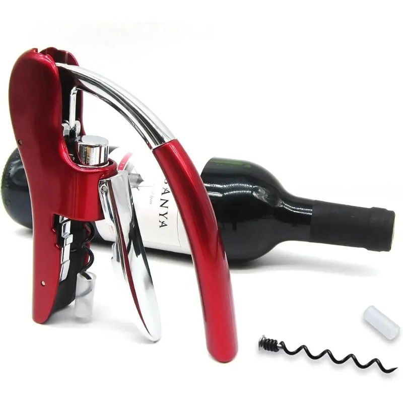 New Stainless Steel Wine Bottl - Cork Screw Lever review and price