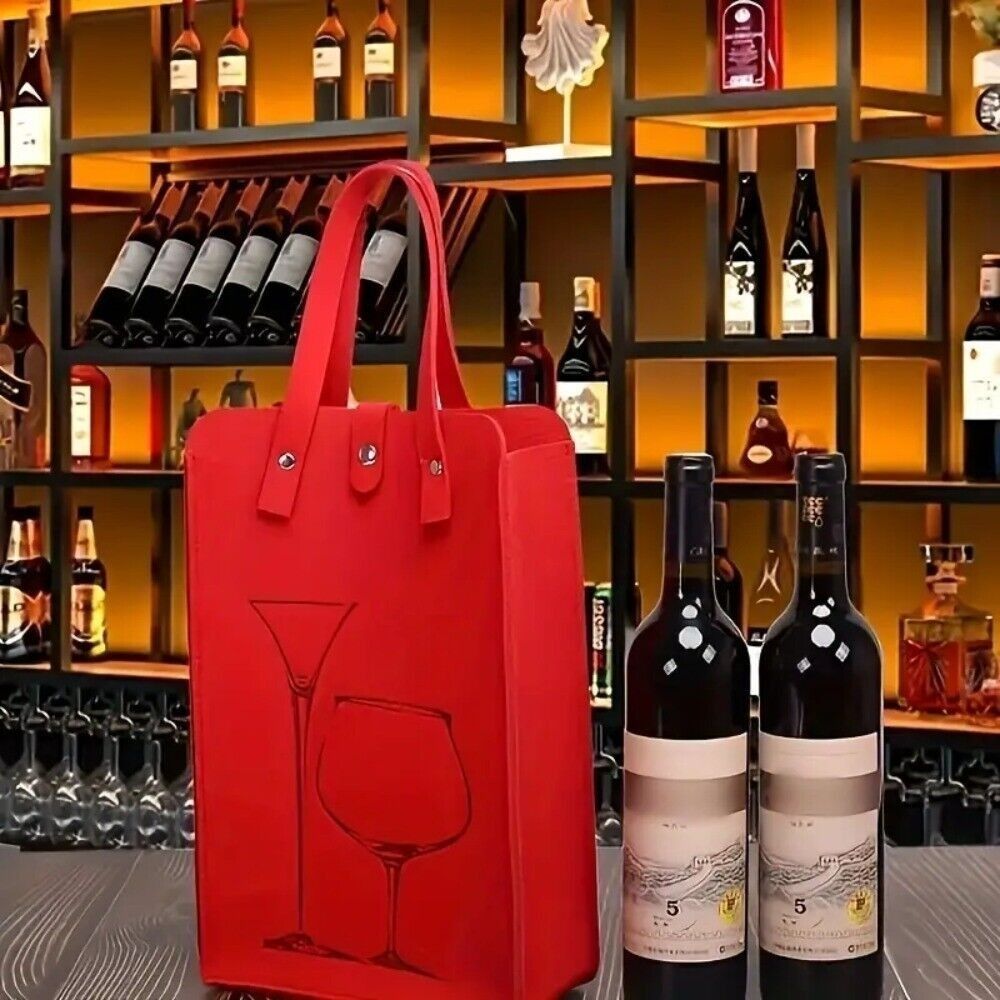 High Quality Felt Red Wine Bag - Wine & Beer Unlimited Spirits review and price