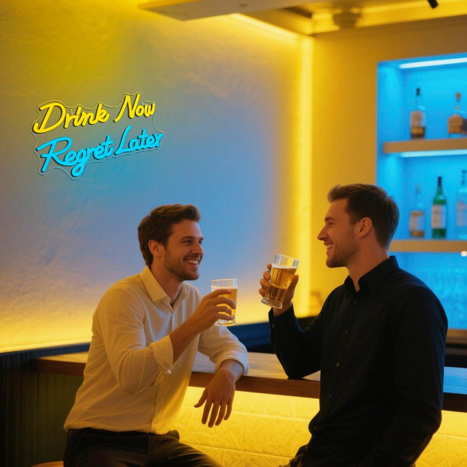 Beer Neon Sign Drink Now Regre - Beer & Wine Downtown review and price