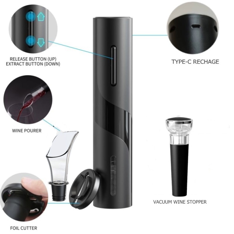 Rechargeable Multifunction Ele - Wine Beer Opener review and price