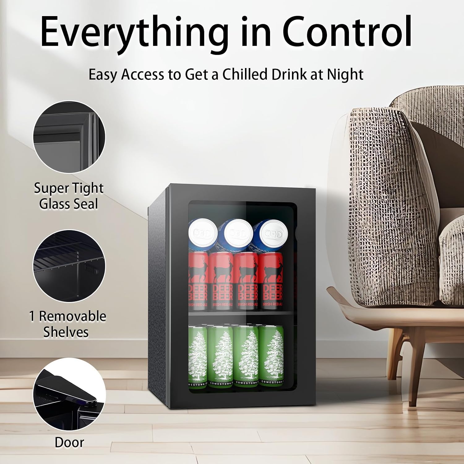 Beverage Refrigerator Cooler,  - Wine Beer Fridge Small review and price
