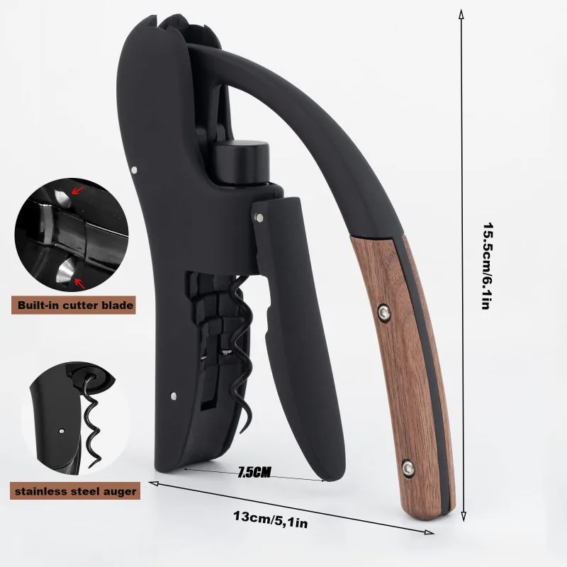 Gooseneck Wine Opener-Manual L - Cork Screw Lever review and price