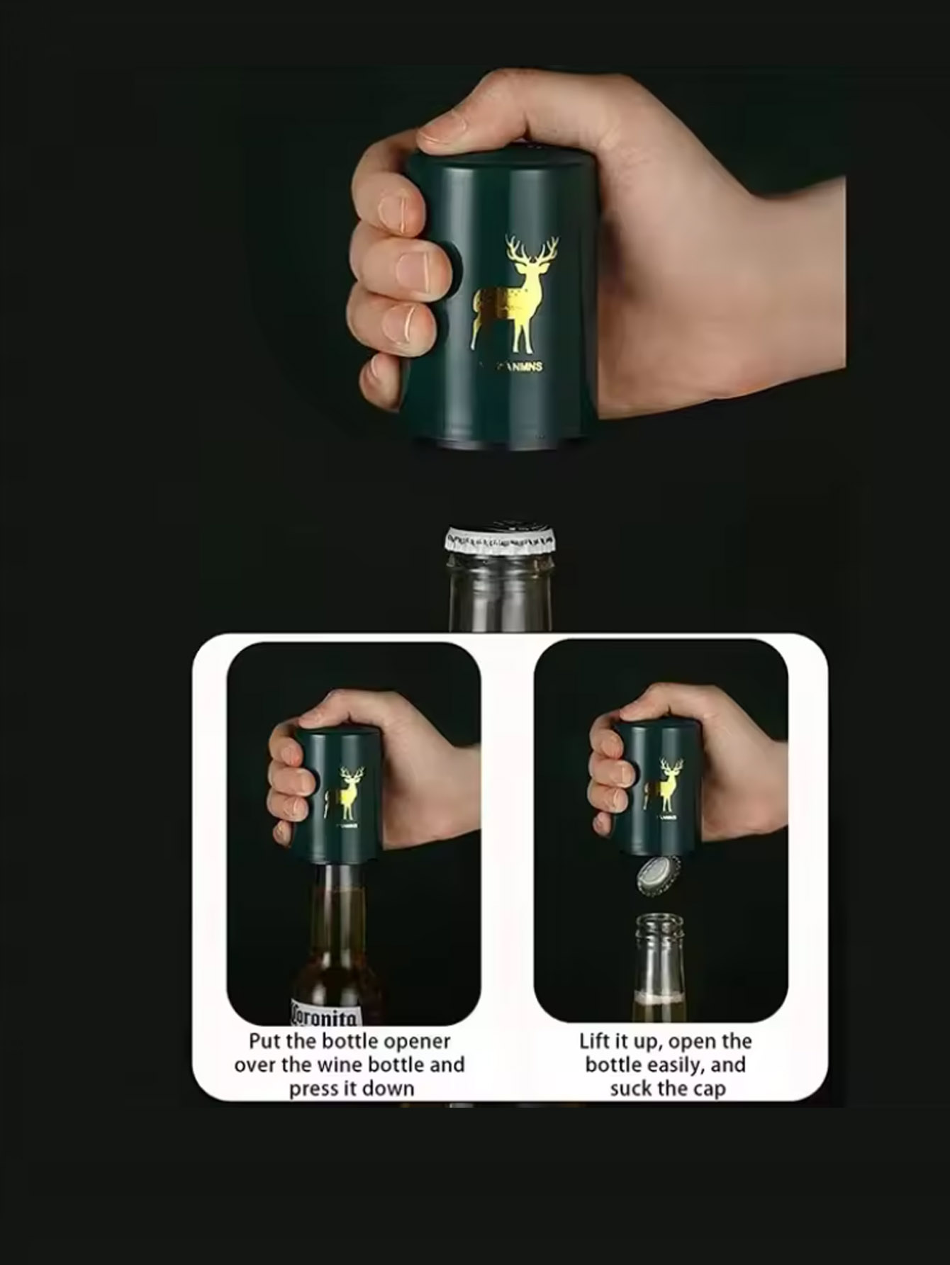 1Pcs Automatic Beer Bottle Ope - Wine Beer Opener review and price