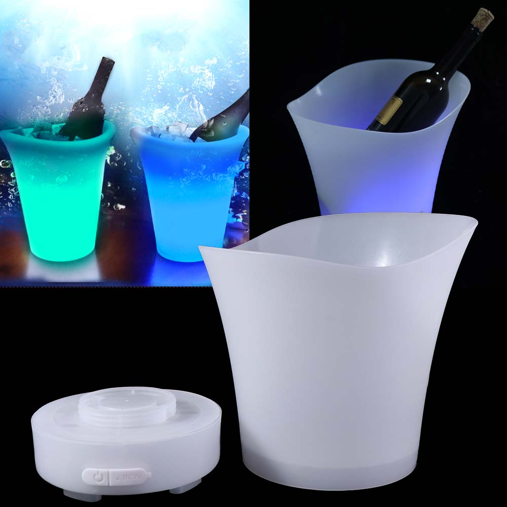 5L 7L LED Ice Bucket Colorful  - Beer Wine Up review and price