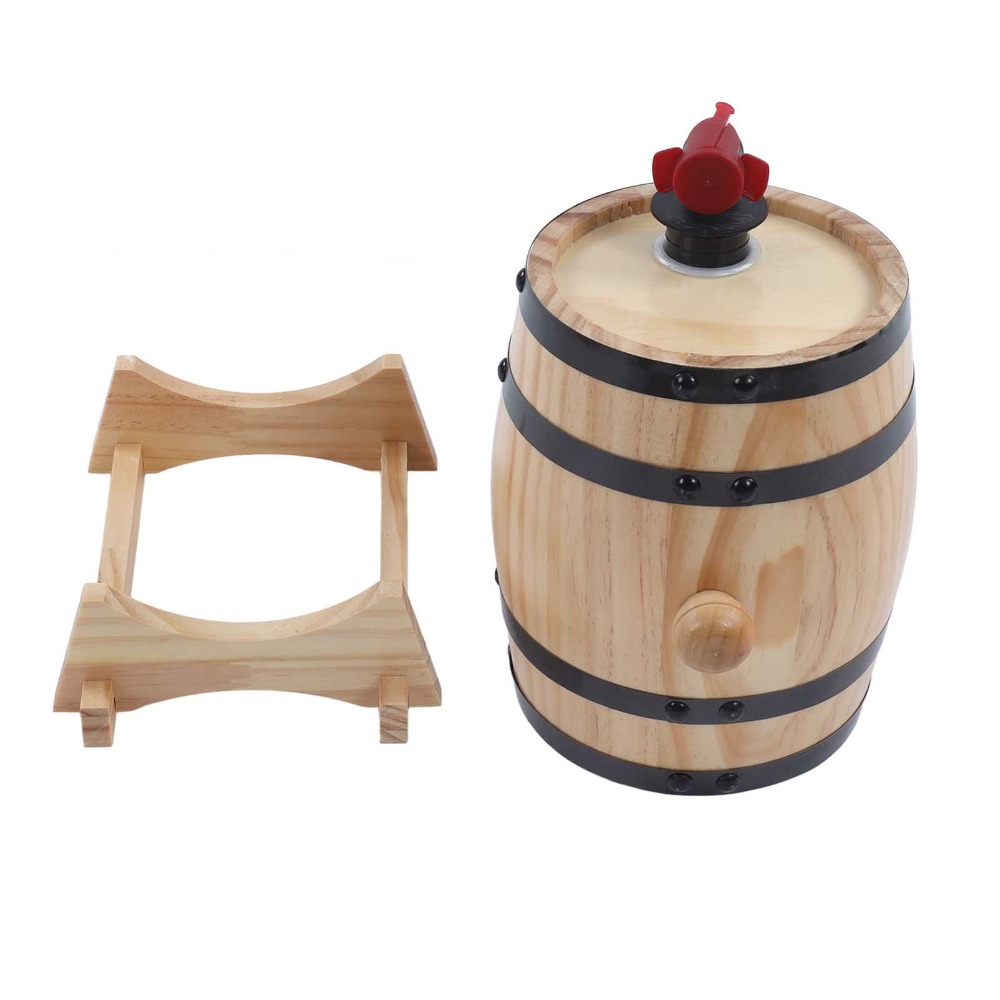 7 piece Vintage Pine Wood Wine - Wine Beer Whiskey review and price