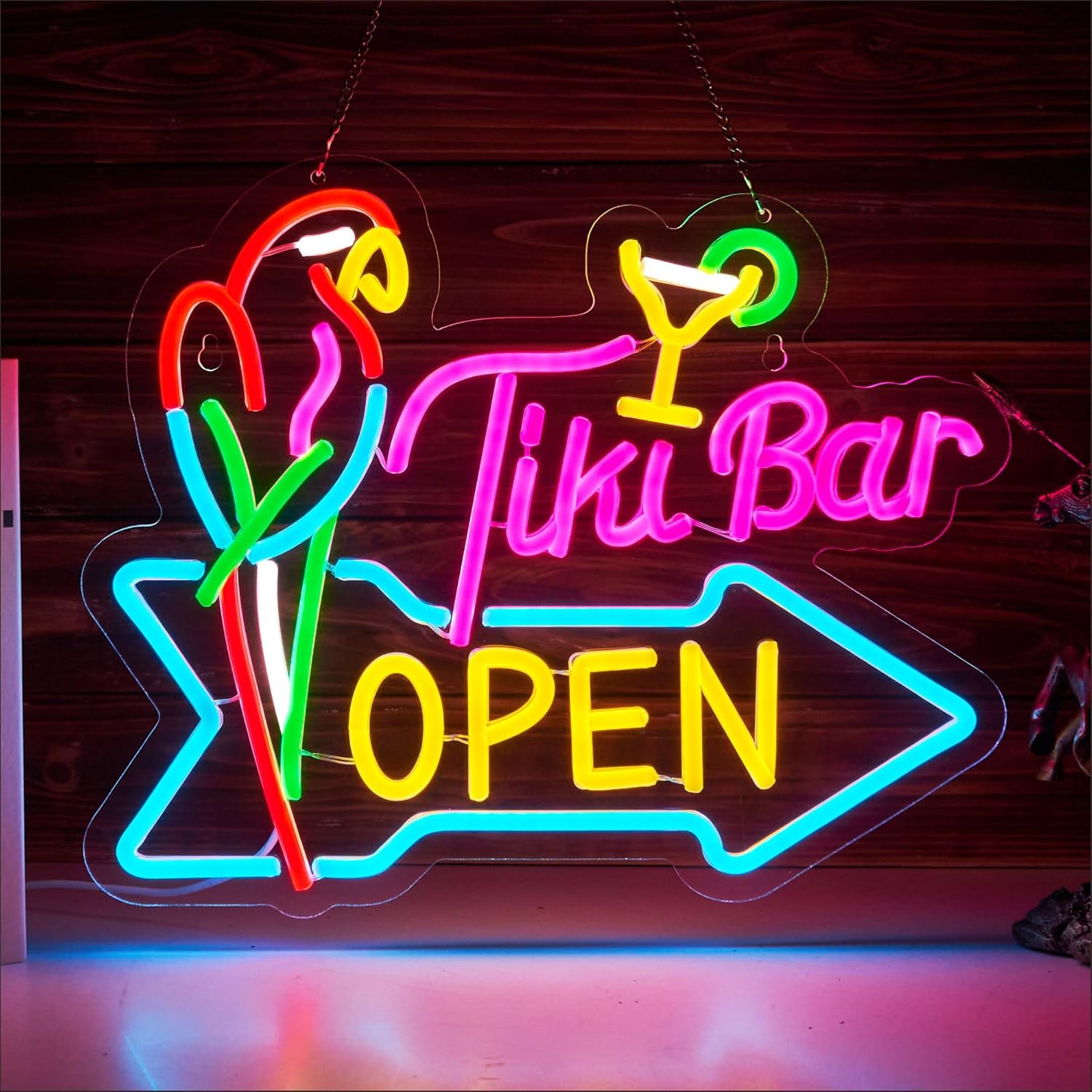 Bar Open Neon Sign Business Ar - Beer & Wine Downtown review and price