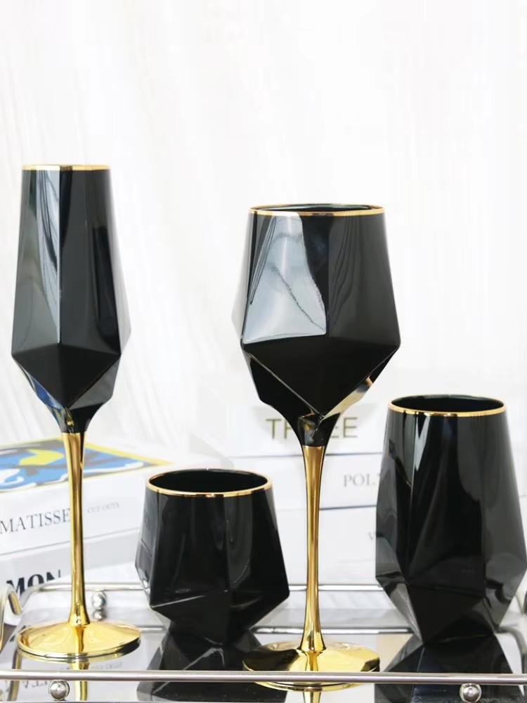 Pure Black Crystal Golden Edge - Wine Beer Whiskey review and price