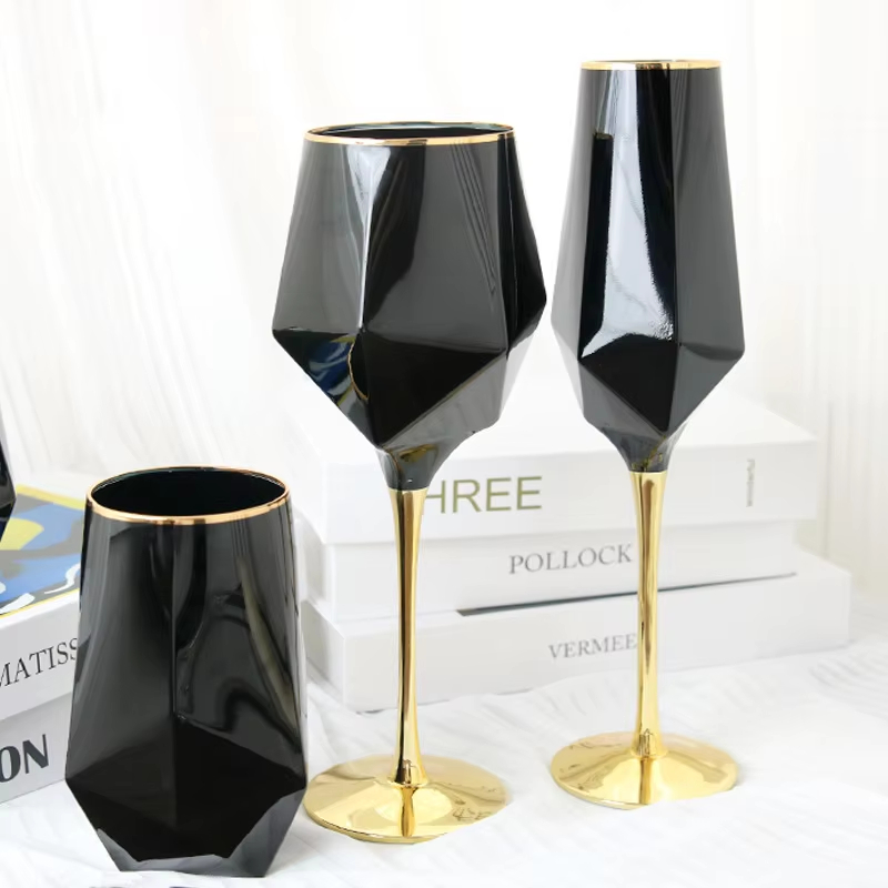 Pure Black Crystal Golden Edge - Wine Beer Whiskey review and price