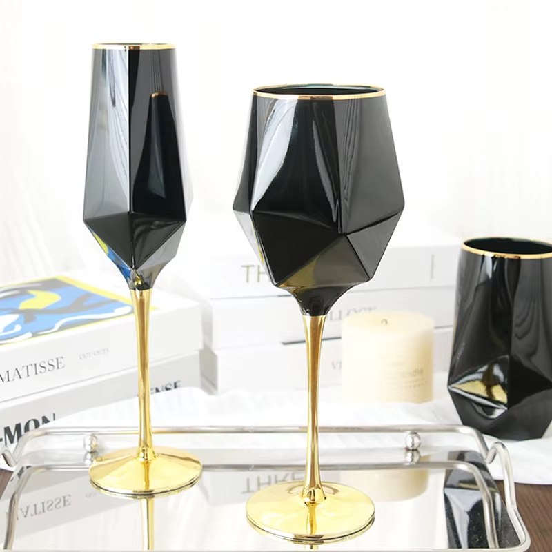 Pure Black Crystal Golden Edge - Wine Beer Whiskey review and price