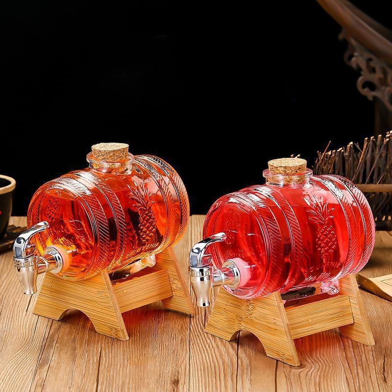 1L Glass Whiskey Barrel Wine B - Wine Beer Whiskey review and price