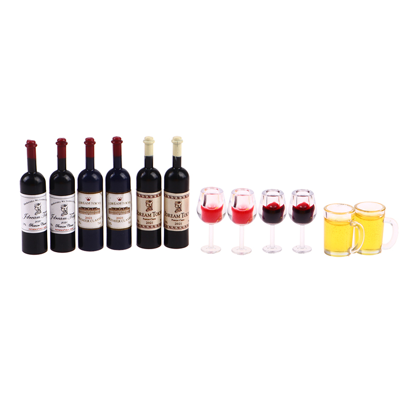 5Pcs Dollhouse Miniature Wine  - Wine Y Beer review and price