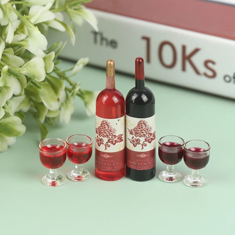 1 Set 1/12 Miniature Wine Bott - Taste Wine Beer Kitchen review and price