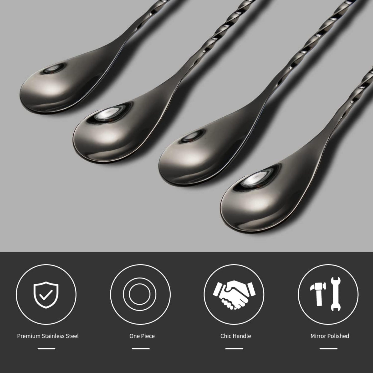 Cocktail Spoon Set of 2 - 12 I - Wine Mix With Beer review and price