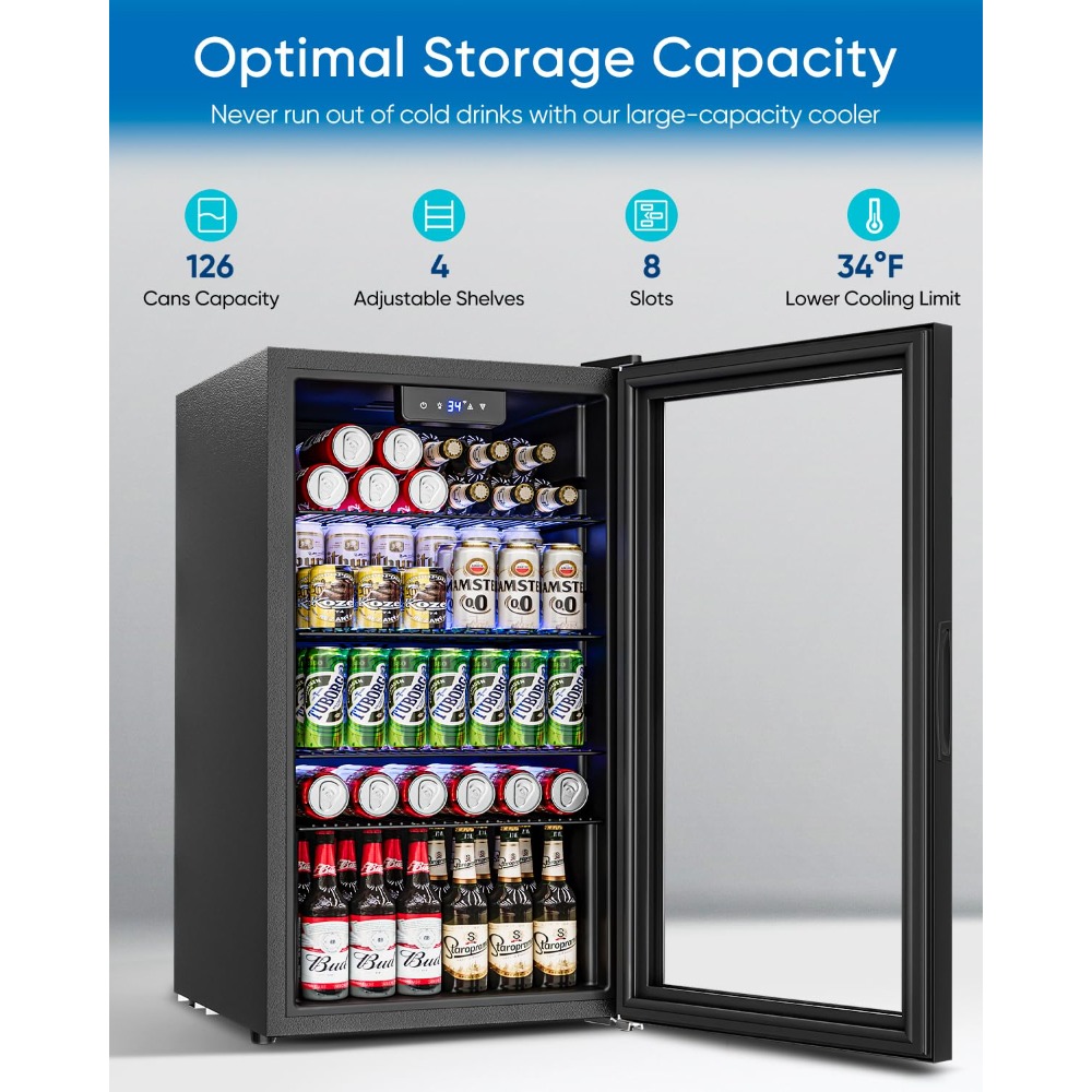 Compact Beverage Fridge with G - Wine Beer Fridge Small review and price
