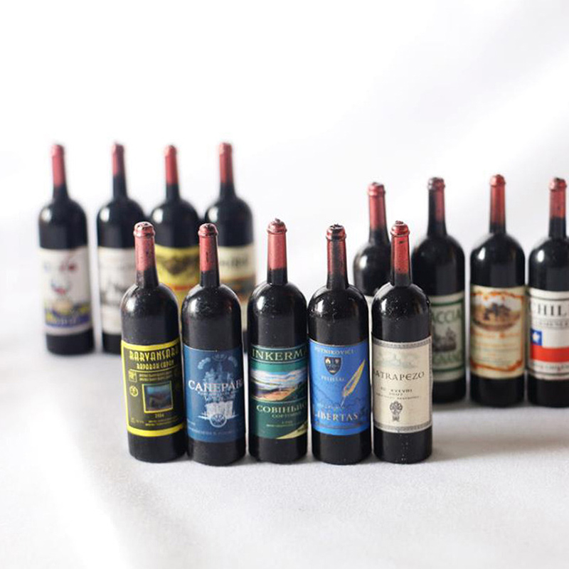 1 Set 1/12 Miniature Wine Bott - Taste Wine Beer Kitchen review and price