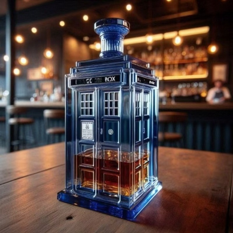Creative Phone Booth Decanter  - Wine Beer Whiskey review and price